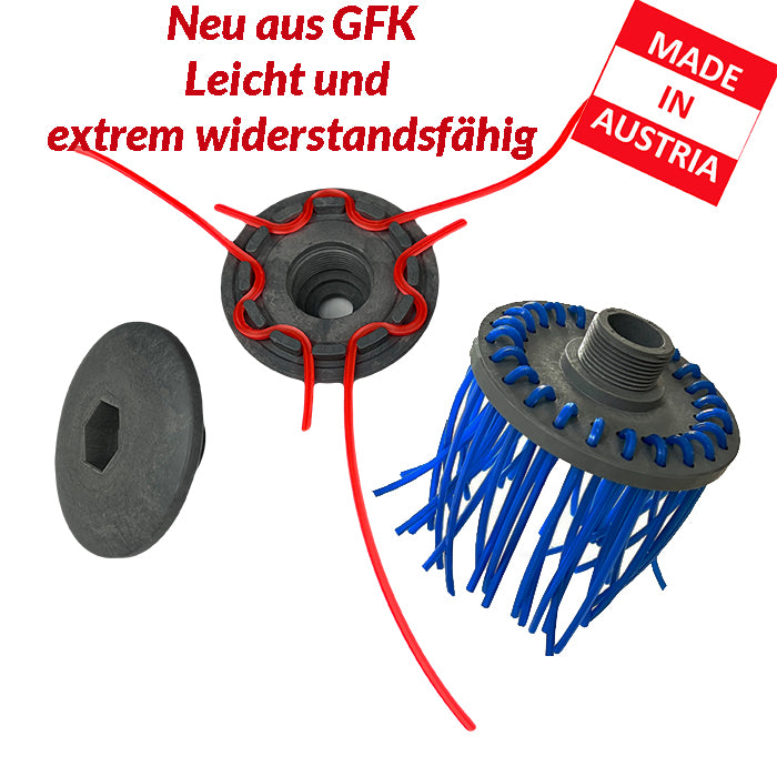 Mapex GFK Profi, Mäh & Bürstenkopf  "Made in Austria"