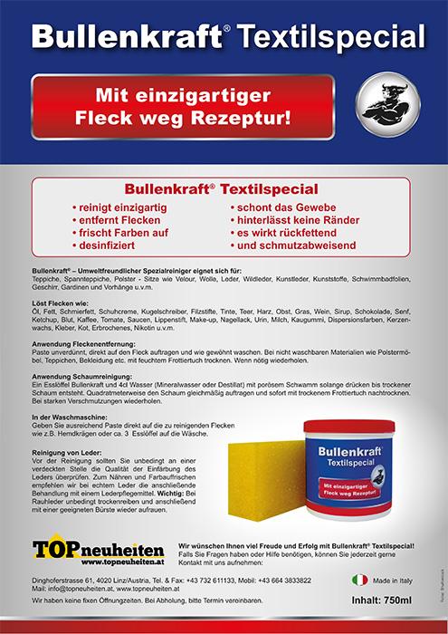 Spar Set Bullenkraft Textilspecial Dose 750ml + Grill-Special 500ml mit Sprühaufsatz
