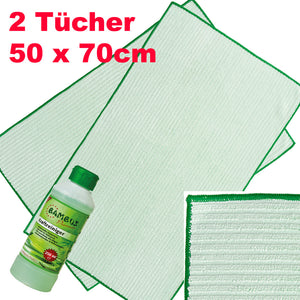 Orig. Bambus- Premium Bodentuch 2 Tücher  + 1 Kraftreiniger 250ml GRATIS