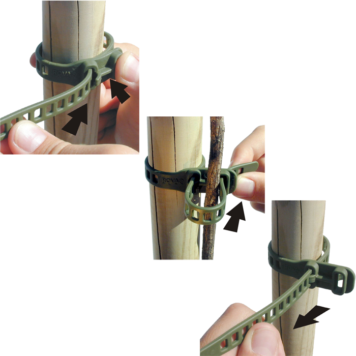 Netproshop Soft Flexbinder Pflanzenbinder / Kabelbinder – Weich, Elastisch, 100 Stück, Größe Wählbar (schwarz Oder Grün)